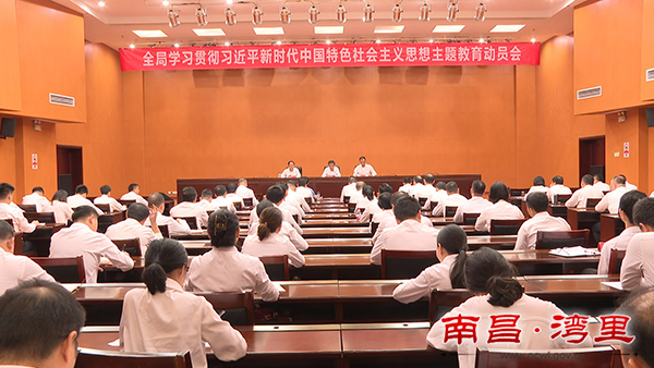 全局学习贯彻习近平新时代中国特色社会主义思想主题教育动员会召开